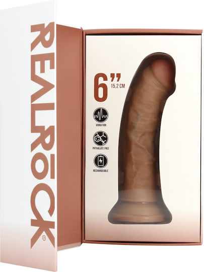 Shots Realistic Vibrator 6cm Flesh