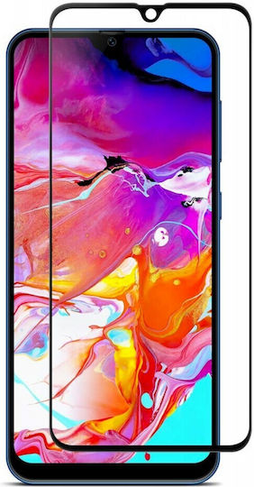 5D Пълно лепило Закалено стъкло за цялото лице (Galaxy A70)