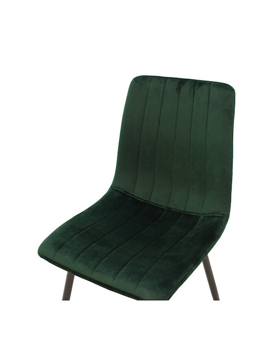 Noor Dining Room Velvet Chair Cypress 44x53x86cm