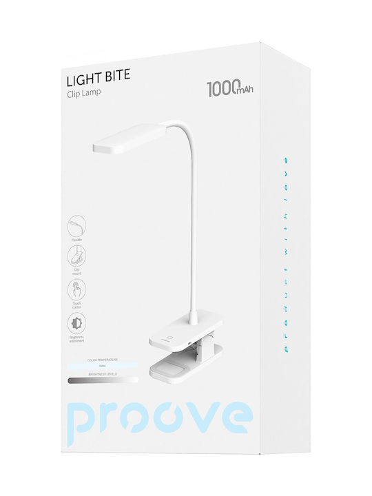 Proove Rechargeable LED Office Lamp in White Color