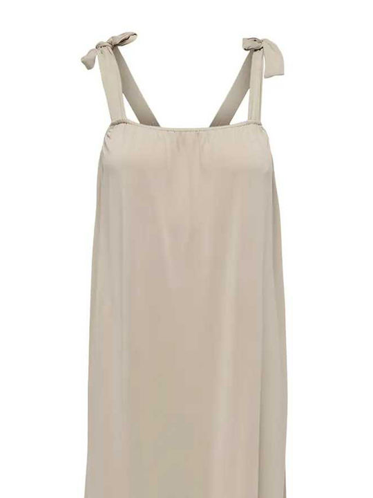 Hannah Sommer Maxi Damenkleid Feder Grau