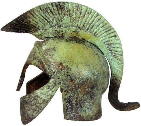 Trojanischer Bronzehelm