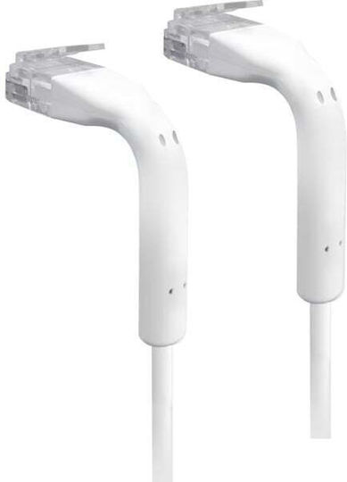 Ubiquiti U/UTP Cat.6 (Gigabit) Καλώδιο Δικτύου Ethernet 2m Λευκό