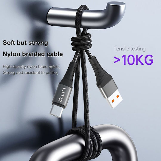 Lito USB 2.0 Kabel USB-C männlich - USB-C 60W Schwarz 2m