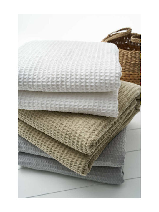 Vesta Home Piqué Decke Einzeln 170x250cm Keramikrot