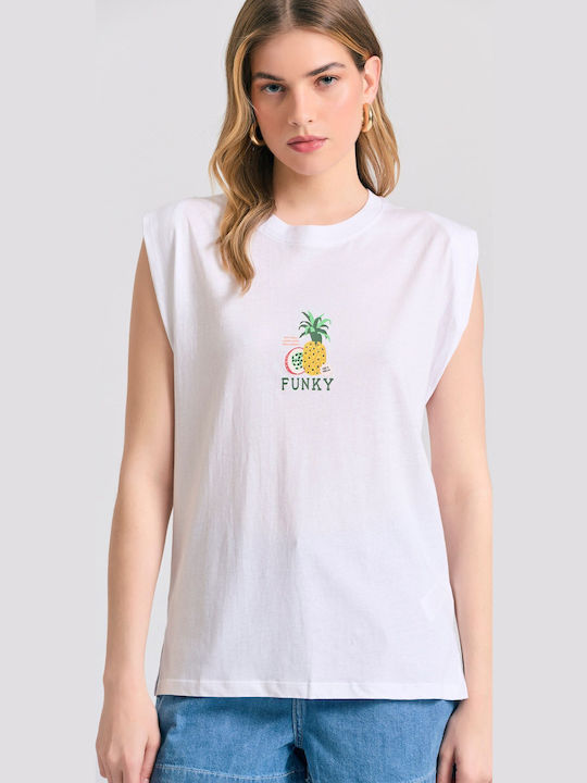 Дамска Блуза T-shirt Бяла