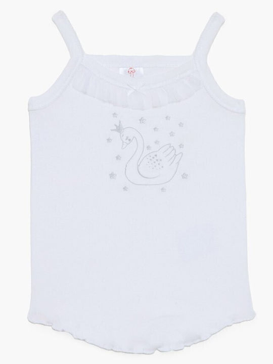 Pretty Baby Παιδικό Σετ Βρακάκι με Φανελάκι Λευκό