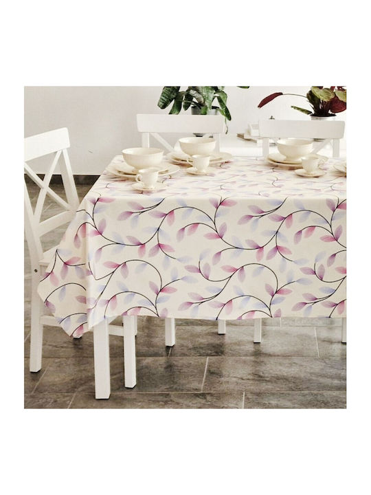 Pucioasa Față de masă Din Bumbac Rezistent la pete Pink-lilac 160x220cm