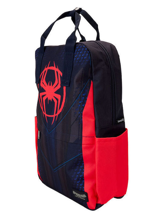 Loungefly Marvel Spider-verse Miles Morales Sau Πλάτης Νylon Culoare Multicolora Loungefly Marvel Spider-verse Miles Morales Sau Πλάτης Νylon Culoare Multicolora