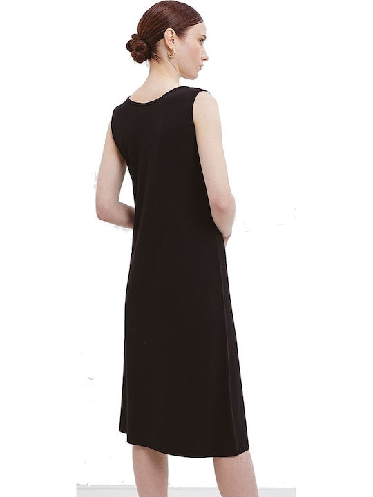 Midi Damenkleid Schwarz
