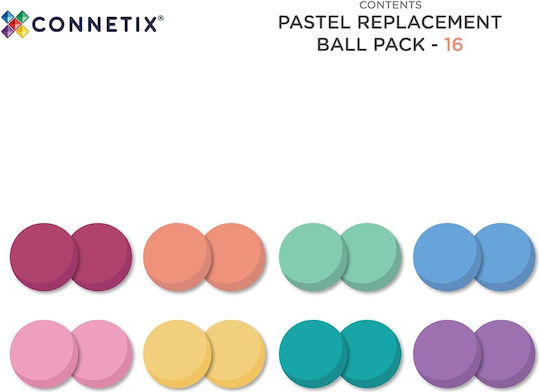 Connetix Pastel Ball Pack 16 Pcs