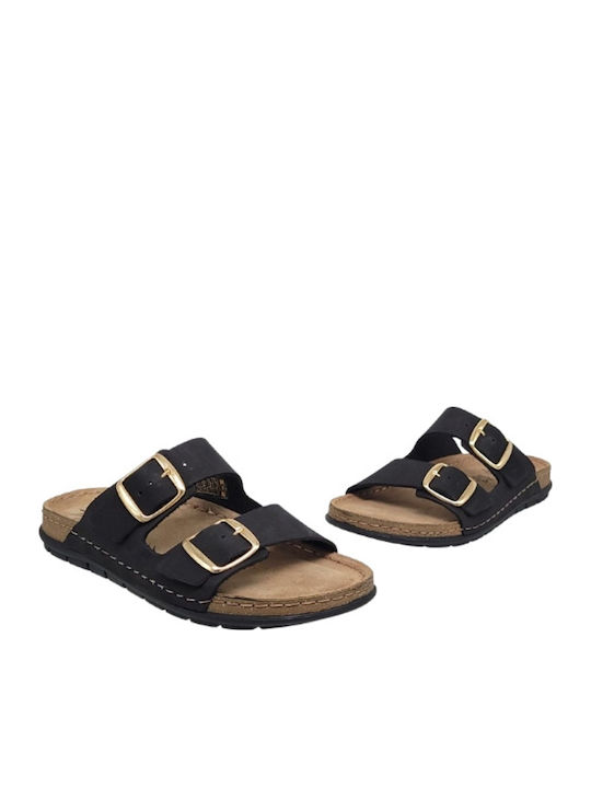 Sandale Casual Damă Flatforme Negre