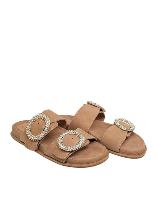 Γυναικεία Σανδάλια Flatforms Μπεζ