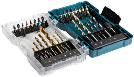 Makita Set of 29 Drills for Wood και Metal