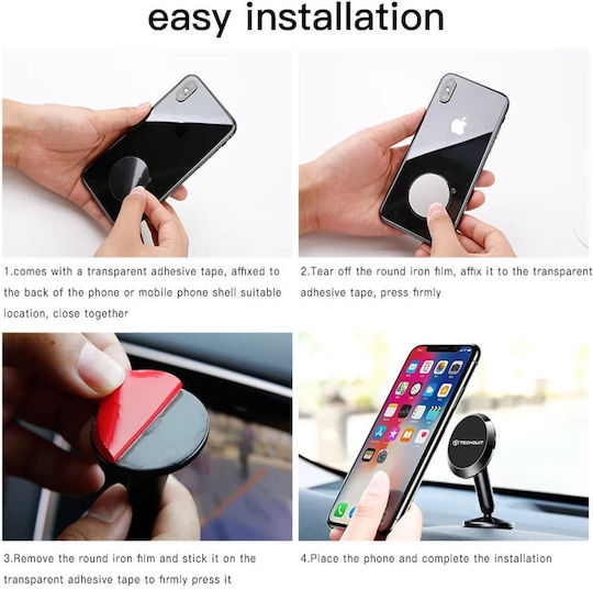 Techsuit Auto Handyhalterung mit Magnet Schwarz