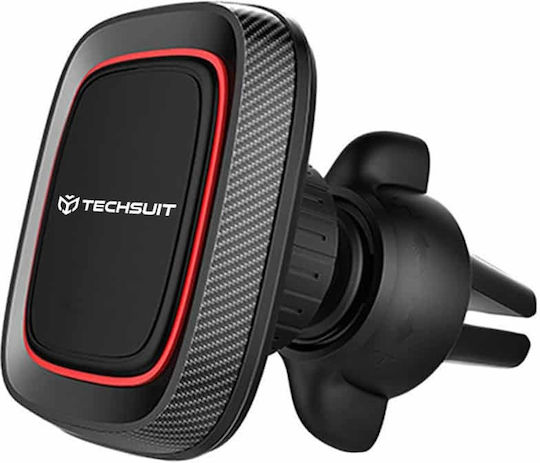 Techsuit Suport Auto pentru Telefon cu magnet Neagră