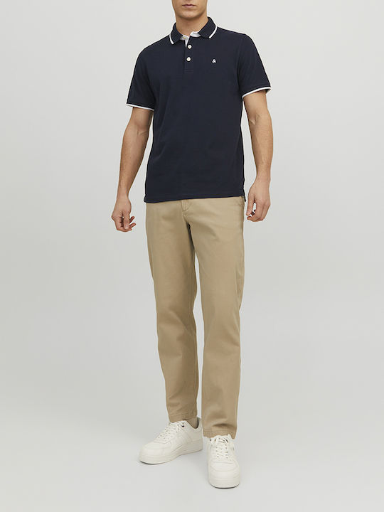 Polo Kurzarmbluse Navy Blazer, Midnight Blue