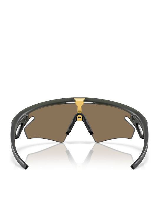 Oakley Sphaera Unisex Sunglasses with Green Plastic Frame and Yellow Lens OO9499-05