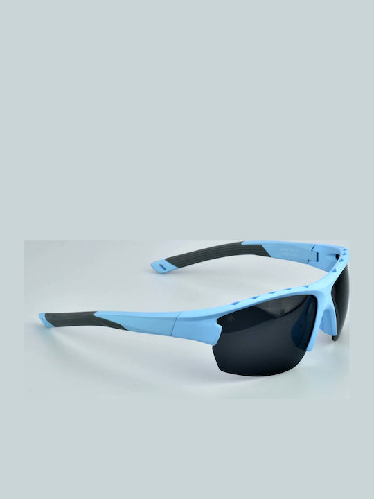 Red Raven Unisex Γυαλιά Ηλίου με Μπλε Κοκκάλινο Σκελετό 48953119113550