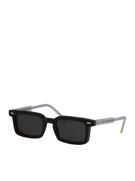 Kyme Unisex Sonnenbrille mit Schwarz Kunststoff Gestell und Schwarz Linse WES 01