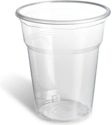 Lariplast Disposable Cup Plastic Transparent 300ml 100pcs