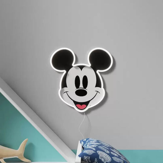 Yellowpop Disney Mickey Printed Face Wall Light