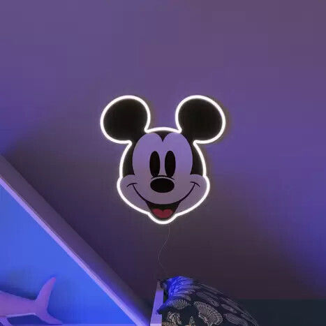 Yellowpop Disney Mickey Printed Face Wall Light