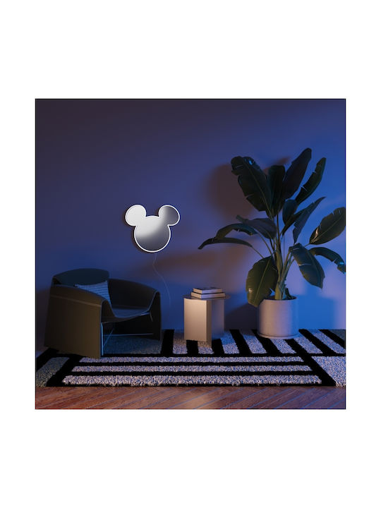 Neon Yellowpop Disney Mickey Mirror Silver