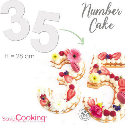 Scrap Cooking Σετ 9 Αριθμών Τούρτες