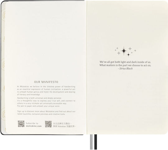 Moleskine Notizbuch Geregelt Schwarz