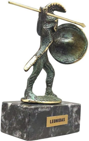 Bronzestatue von Leonidas