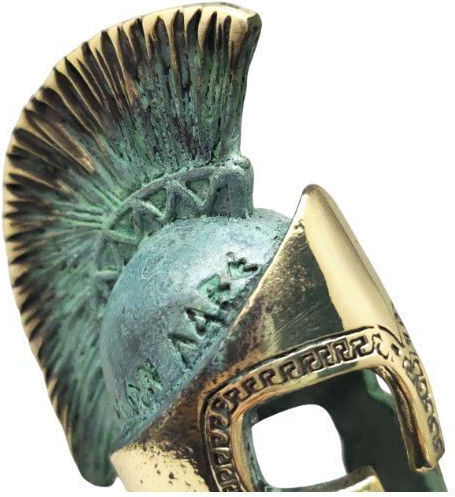 Spartanischer Bronzehelm