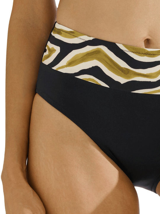 Bikini Slip High Waist Black