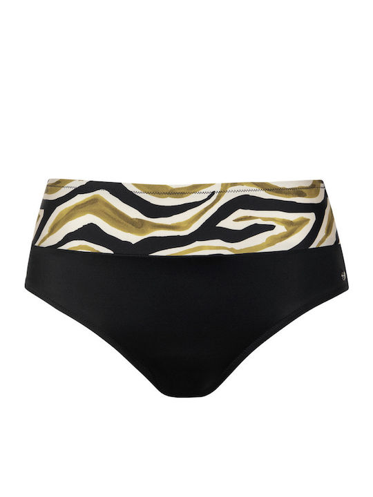Bikini Slip High Waist Black