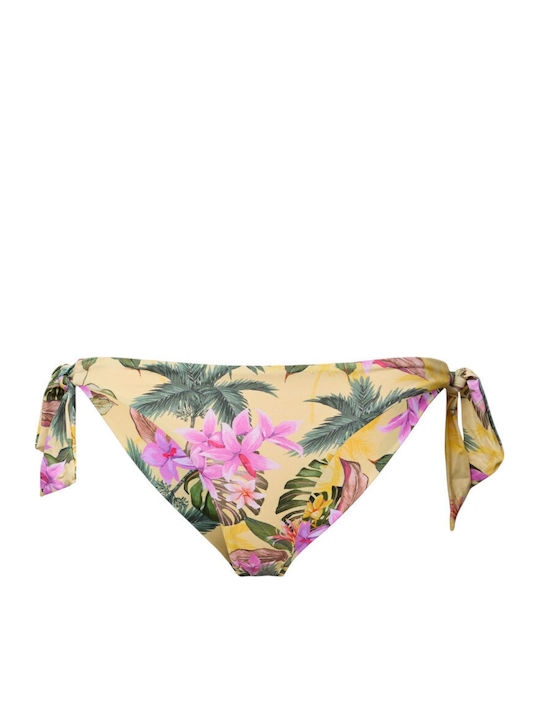 Rina Limetropic Bikini Slip with Laces Limetropic