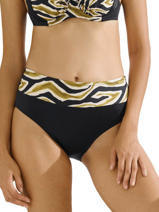 Bikini Slip High Waist Black