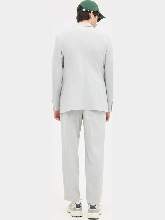 Pantaloni Elastic Light Gray