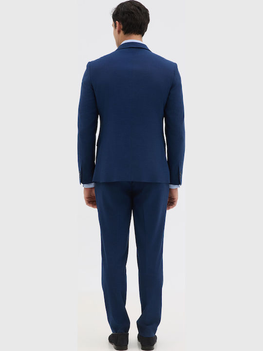 Hose Elastisch in Schlanker Passform Blue