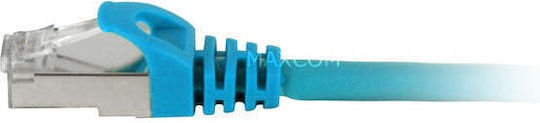 Sharkoon S/FTP Cat.7a 10Gbps Network Cable Ethernet 7.5m Blue