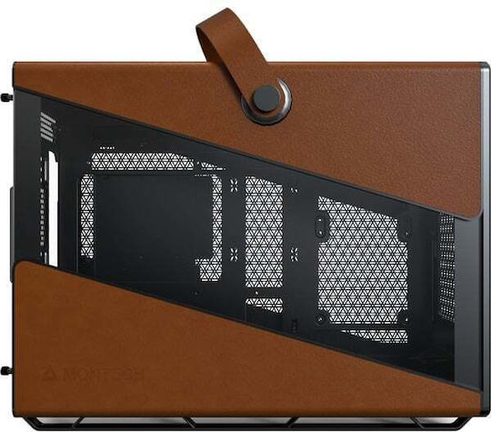 Montech Heritage Gaming Mini Tower Carcasă PC Cu Deschidere Laterală Neagră