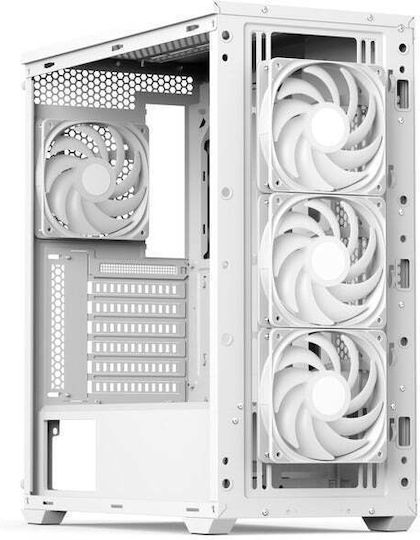 Aerocool D501A V2 Gaming Middle Tower Carcasă Calculator cu Fereastră Laterală și Iluminare RGB Negru