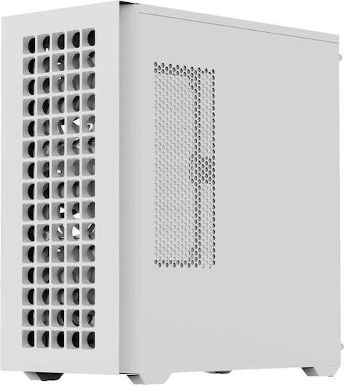 Aerocool D502A V1 Гейминг Midi Tower Компютърна кутия със страничен прозорец Бял