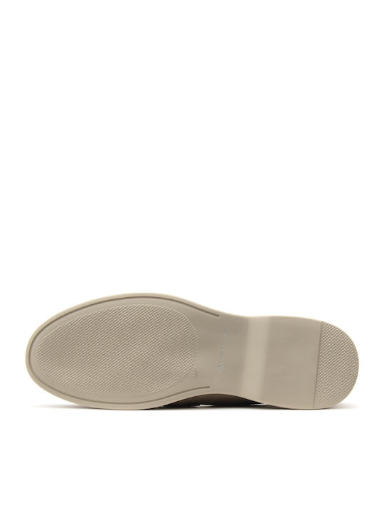 Suede Ανδρικά Loafers σε Μπεζ Χρώμα