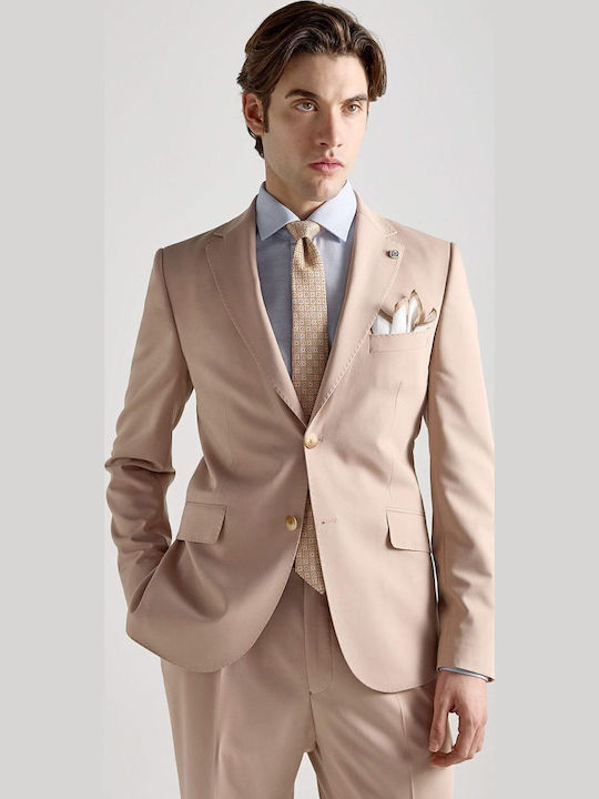 Men's Suit Salmon