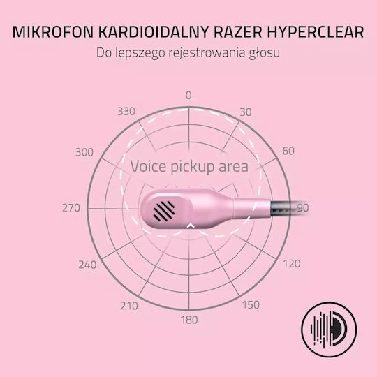 Razer BlackShark V2 X For Playstation Over Ear Gaming Headset with 3.5mm Connectivity Quartz for PS5 / PS4 / Nintendo Switch / PC / XBOX / Nintendo Switch 2