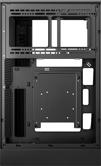 Deepcool CH270 Digital Геймърска Мини Кула Компютърна Кутия с Страничен Прозорец Черен