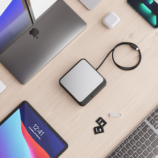 Alogic USB-C Docking Station με HDMI 4K PD Ethernet και σύνδεση 2 Οθονών Μαύρο (DUCH2)