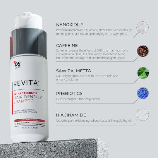 Ds Laboratories Revita Extra Strength Σαμπουάν Κατά Τριχόπτωσης 205 Ml
