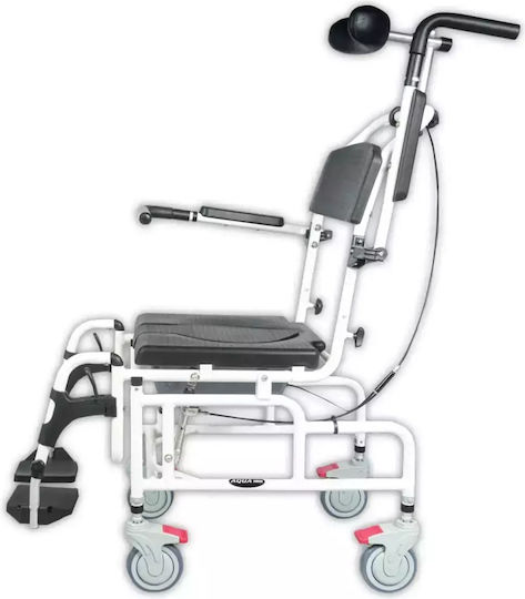 Mobiak Aqua Reclining Wheelchair Bathroom Folding Special Type 41cm 0805498 White