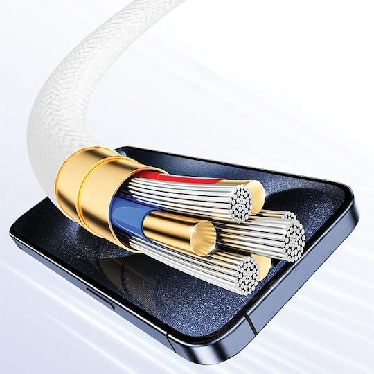 Awei CL-219T USB 2.0 Cable USB-C male - USB-C 60W Μαύρο 1m